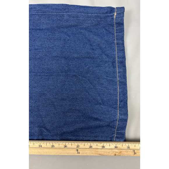 LOFT The Palazzo Denim Pant Women's 10/30 Blue Wide Leg Jean NWT - Picture 7 of 14